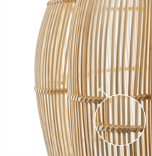 Lade das Bild in den Galerie-Viewer, Bohemian Style Rattan Hanging Ceiling Light – Handcrafted Pendant Lamp for Living Room, Bedroom & Home Décor