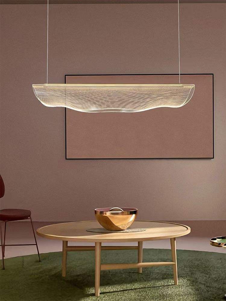 Nordic Italian LED Pendant Lamp – Modern Dimmable Acrylic Chandelier for Dining Room & Living Space