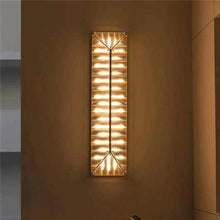 Cargar imagen en el visor de la galería, Modern LED Wall Lamp – Minimalist Designer Indoor Lighting for Living Room, Bedroom & Hotel Interiors