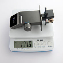 Load image into Gallery viewer, Wall-Mount Dual Hole Gun Gray Digital Display Waterfall Basin Faucet – Bathroom Sink Mixer Tap with Brass Construction