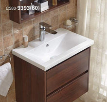 Load image into Gallery viewer, Modern Design Bathroom Vanity Wall Mountable Cabinet Furniture with Storage Drawers Contemporary Wash Basin Vanity Unit for Small and Large Bathrooms