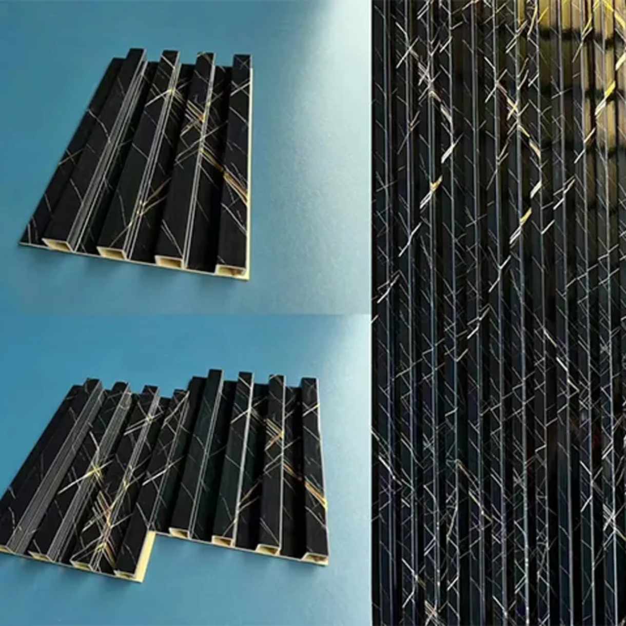 Elegant Wood Grain WPC Wall Panels – Easy to Install & Maintain Decorative Interior Cladding for Homes & Offices