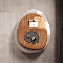 Cargar imagen en el visor de la galería, Pebble Coffee Table Small Apartment Italian Minimalist Living Room Home Designer Shaped Modern Simple Rotating Coffee Table
