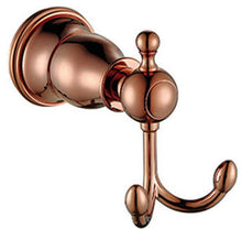 Load image into Gallery viewer, Rose Gold Towel Holder Bathroom Set Toilet Accessories with tissue Holder, Soap Holder,Hook,