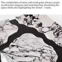 Load image into Gallery viewer, Trendy Italian Luxurious Stylish Chic Veneer Sticker Square Coffee Table Modern Tea Table for Living Room