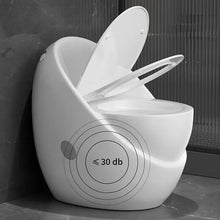 Загрузить изображение в средство просмотра галереи, Modern Space Capsule Egg-Shaped One-Piece Toilet – Porcelain Siphonic Floor Mounted WC Sanitary Ware