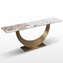Load image into Gallery viewer, Modern Style Console Table – New Design with Durable Base for Home, Kitchen, Outdoor, Home Office, and Home Bar