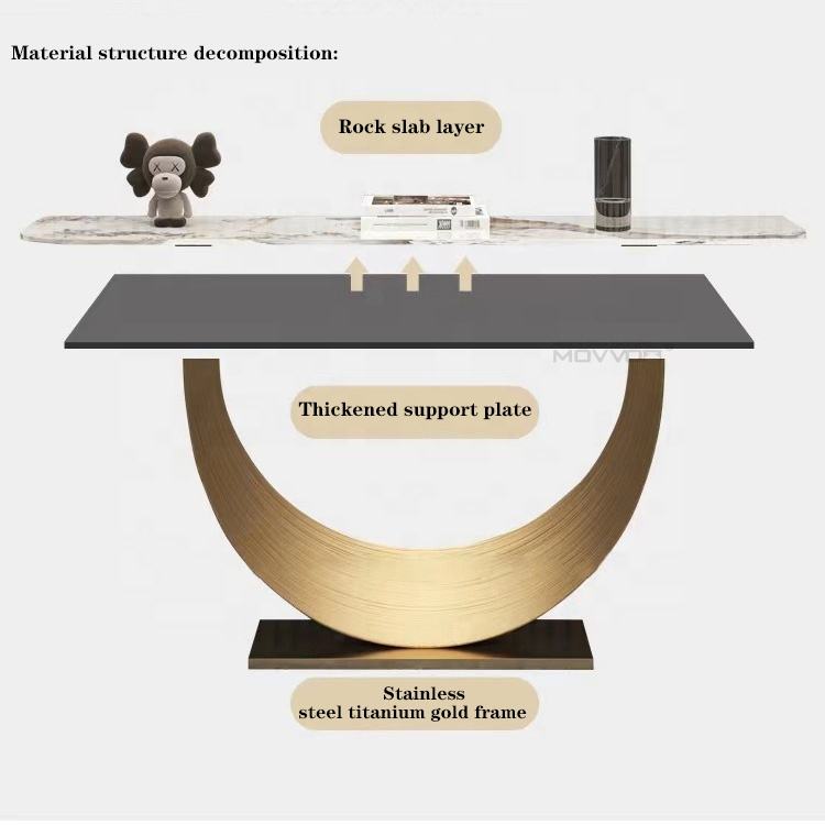 Modern Style Console Table – New Design with Durable Base for Home, Kitchen, Outdoor, Home Office, and Home Bar