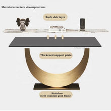 Load image into Gallery viewer, Modern Style Console Table – New Design with Durable Base for Home, Kitchen, Outdoor, Home Office, and Home Bar