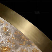 Загрузить изображение в средство просмотра галереи, Luxurious Minimalist LED Ceiling Light – Pure Copper Fixture for Living Room, Bedroom & Villa Dining Spaces