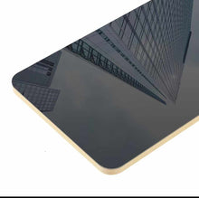 Load image into Gallery viewer, Mirror Panel PVC Wall Decor Bamboo Charcoal Wood Metal Plate Waterproof
