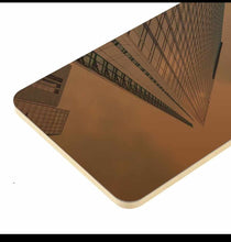 Load image into Gallery viewer, Mirror Panel PVC Wall Decor Bamboo Charcoal Wood Metal Plate Waterproof