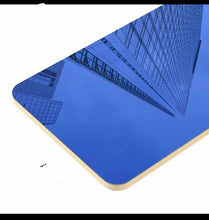 Load image into Gallery viewer, Mirror Panel PVC Wall Decor Bamboo Charcoal Wood Metal Plate Waterproof