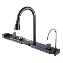 Cargar imagen en el visor de la galería, Stainless Steel 304 Nano Anti Scratch Honeycomb Kitchen Sink Black Automatic cup Washer