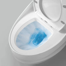 Загрузить изображение в средство просмотра галереи, Modern Egg-Shaped One-Piece Toilet – Sleek White Design with Adjustable Features for Contemporary Bathrooms