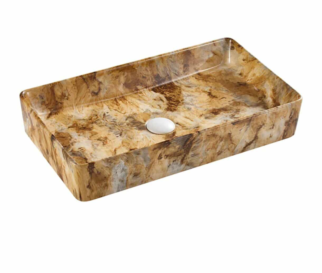 Luxury Porcelain Art Basin – Modern Bathroom Sink and Face Wash Basin for Toilet, Vanity, and Hotel Use