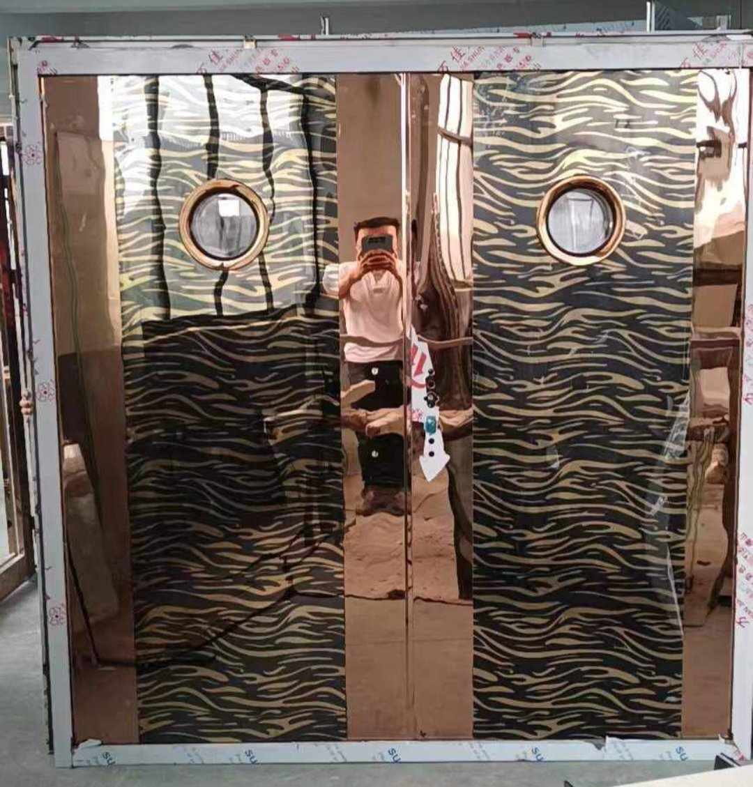 Luxury Modern Style 2 Door 304 Stainless Steel - 200x200cm Front or Main Door