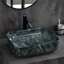 Charger l'image dans la galerie, Marble Pattern Wash Basin Sink Countertop Porcelain