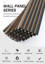 Load image into Gallery viewer, PVC Striped 3D Wall Panel Luxury Style Gold White and Black Gold Indoor Interior Decors