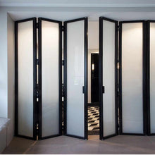 Load image into Gallery viewer, Foldable Glass Aluminum Door Fire resistance  for Customize