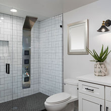 Charger l'image dans la galerie, 304 Stainless Steel Rectangular Shower Panel Multifunctional Wall-Mounted