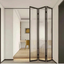 Load image into Gallery viewer, Foldable Glass Aluminum Door Fire resistance  for Customize