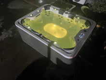 Load image into Gallery viewer, La Moderno Luxurious 8-Person Hot Tub Featuring Hot and Cold Filtration Heating Resistance Contoured Seating a Integrated and Ultimate Relaxation
