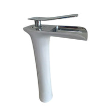 Load image into Gallery viewer, Tall Gold Bathroom Black Basin Faucet with Waterfall Spout