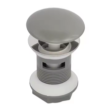 Load image into Gallery viewer, Durable Pop-Up Basin Waste Drain Plug with Matte Finish Cap, Stainless Steel and Ceramic
