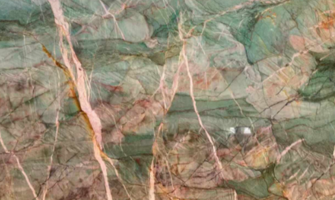 Elegant Emerald Green Natural Brazilian Marble Stone Slab Tiles