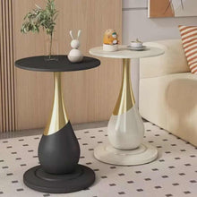 Cargar imagen en el visor de la galería, European Cream Coffee Table – Italian Light Luxury Center Table for Elegant Living Room Décor