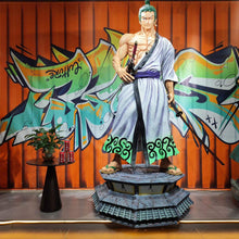 Load image into Gallery viewer, Custom Life-Size Anime Sculpture – Resin & Fiberglass Statue of Luffy, Zoro, Ace (One Piece Inspired)