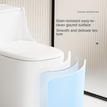 Load image into Gallery viewer, Modern Simple One-Piece Floor Mounted Toilet – Siphonic WC Sanitary Ware Commode Bowl