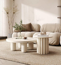 Загрузить изображение в средство просмотра галереи, Luxury Modern Living Room Coffee Table – White Center Table with Stainless Steel Legs for Home & Hotel Furniture