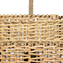 Lade das Bild in den Galerie-Viewer, Boho Rattan Pendant Lampshade – Handcrafted Transparent Light Fixture with Scandinavian & French Style