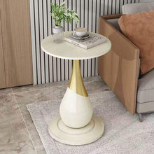 Cargar imagen en el visor de la galería, European Cream Coffee Table – Italian Light Luxury Center Table for Elegant Living Room Décor