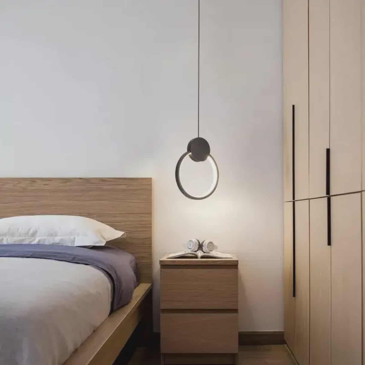 Modern Minimalist Circular LED Pendant Light