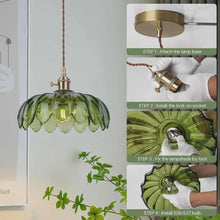 Load image into Gallery viewer, Green Lotus Leaf Pendant Light Modern Style Edition