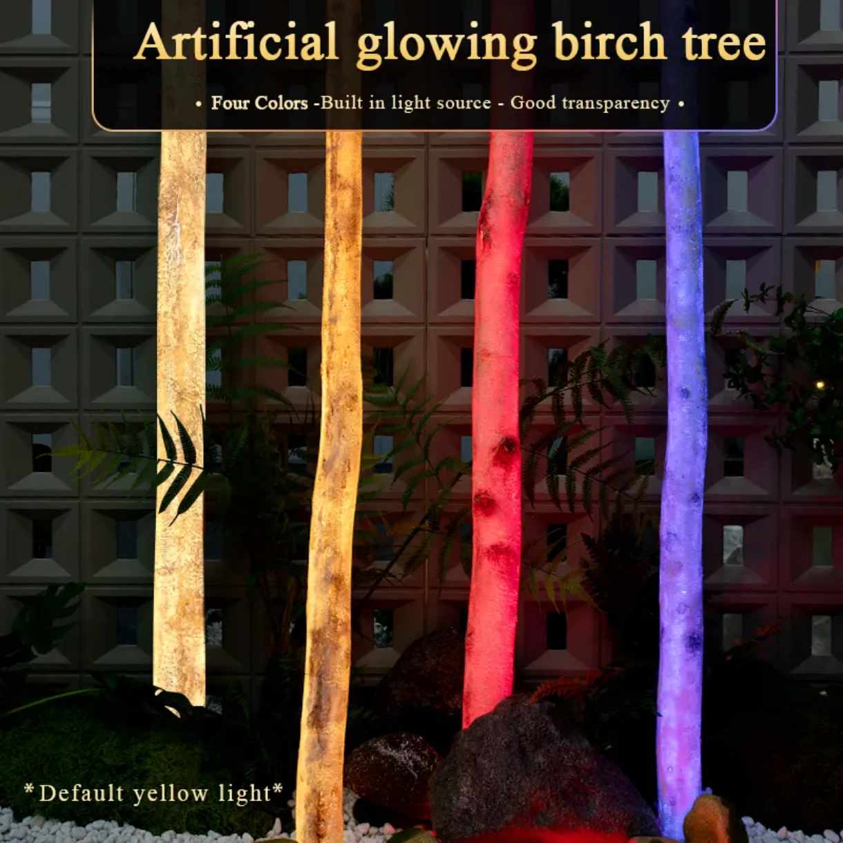 Waterproof LED Lighted Tree – Glowing Artificial Landscape Decoration