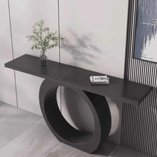 Load image into Gallery viewer, Modern Luxury Console  Entry Table – Simple Narrow Side Console with Iron Frame
