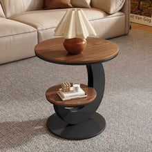 Load image into Gallery viewer, Modern Luxury Cream Style New Light Walnut Tea & Coffee Table Combination