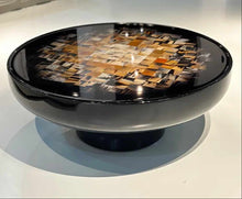 Load image into Gallery viewer, Luxury Modern Nordic Round White and Black Marble