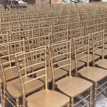 Load image into Gallery viewer, Gold Metal Chiavari Chair – Iron Tiffany Banquet & Hotel Hall Seating Chairs for Catering