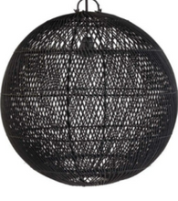 Lade das Bild in den Galerie-Viewer, Wholesale Handmade Bamboo Pendant Light – Rustic Rattan Woven Lampshade for Restaurant & Home Décor