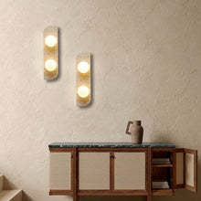 Load image into Gallery viewer, Japanese Wabi-Sabi LED Pendant Lamp – Yellow Stone Nordic Hanging Light for Corridor, Bedroom, Balcony & Villa Living Room