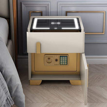 Load image into Gallery viewer, Luxury Home Bedroom Bed Side Cabinet Modern and Simple with Integrated Safe Wireless Charging Light