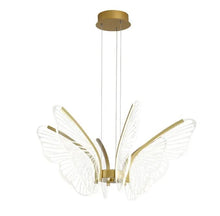 Cargar imagen en el visor de la galería, Butterfly Kitchen Chandelier for Bedroom Dining Room Lighting Chandeliers Dining Table Light Led Chandelier With Butterflies