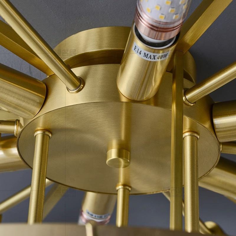 Modern Luxury Crystal LED Chandelier – Postmodern Ceiling Light for Bedroom & Living Room