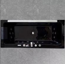 Cargar imagen en el visor de la galería, Single Seater Luxury Black Glass Acrylic Jacuzzi