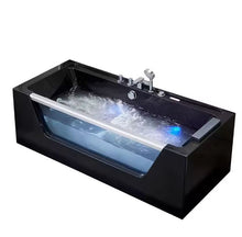 Cargar imagen en el visor de la galería, Single Seater Luxury Black Glass Acrylic Jacuzzi
